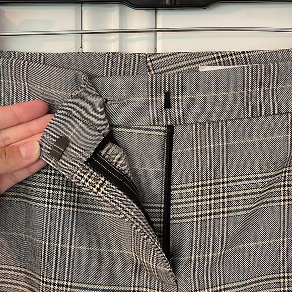 Nordstrom Designer Lewit Plaid Flare Trousers - Picture 4 of 6